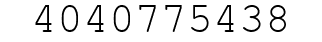 Number 4040775438.