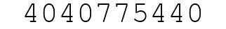 Number 4040775440.