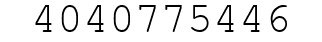 Number 4040775446.