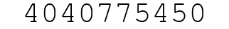 Number 4040775450.