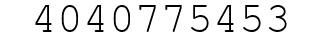 Number 4040775453.
