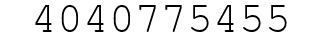 Number 4040775455.