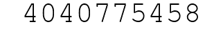 Number 4040775458.
