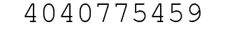 Number 4040775459.