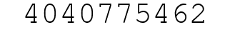 Number 4040775462.