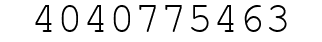 Number 4040775463.