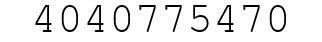Number 4040775470.