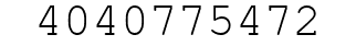 Number 4040775472.