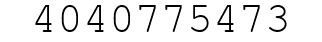 Number 4040775473.