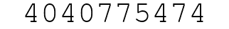Number 4040775474.