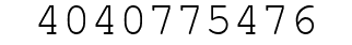 Number 4040775476.
