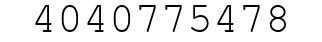 Number 4040775478.
