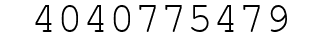 Number 4040775479.