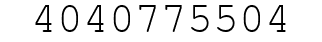 Number 4040775504.
