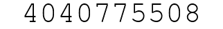 Number 4040775508.