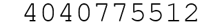 Number 4040775512.