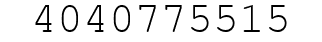 Number 4040775515.