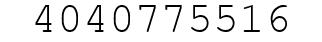 Number 4040775516.