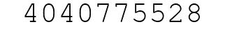 Number 4040775528.