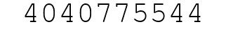 Number 4040775544.