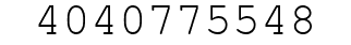 Number 4040775548.