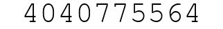 Number 4040775564.