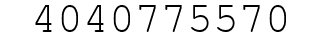 Number 4040775570.