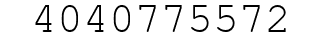 Number 4040775572.
