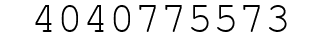 Number 4040775573.