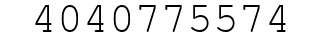 Number 4040775574.