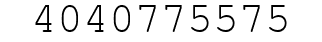 Number 4040775575.