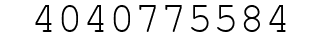 Number 4040775584.