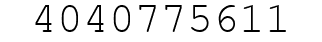 Number 4040775611.
