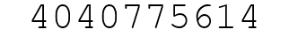 Number 4040775614.