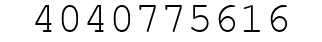 Number 4040775616.