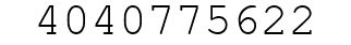 Number 4040775622.