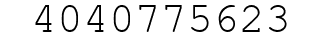 Number 4040775623.