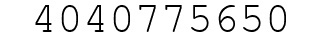 Number 4040775650.