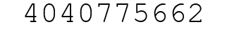 Number 4040775662.