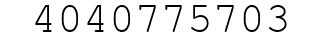 Number 4040775703.