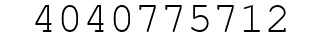 Number 4040775712.