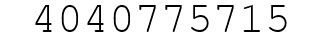 Number 4040775715.