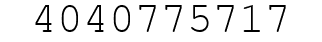 Number 4040775717.