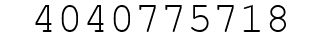 Number 4040775718.