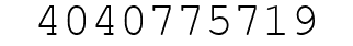 Number 4040775719.