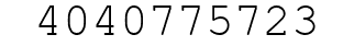 Number 4040775723.