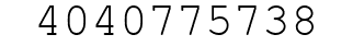 Number 4040775738.