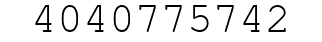Number 4040775742.