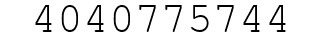 Number 4040775744.