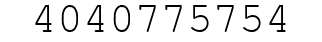 Number 4040775754.